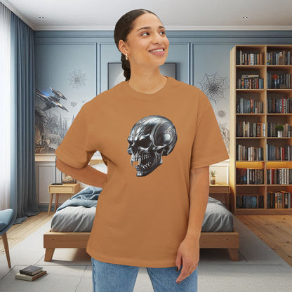 Gothic Metal Vampire Skull Unisex Tee