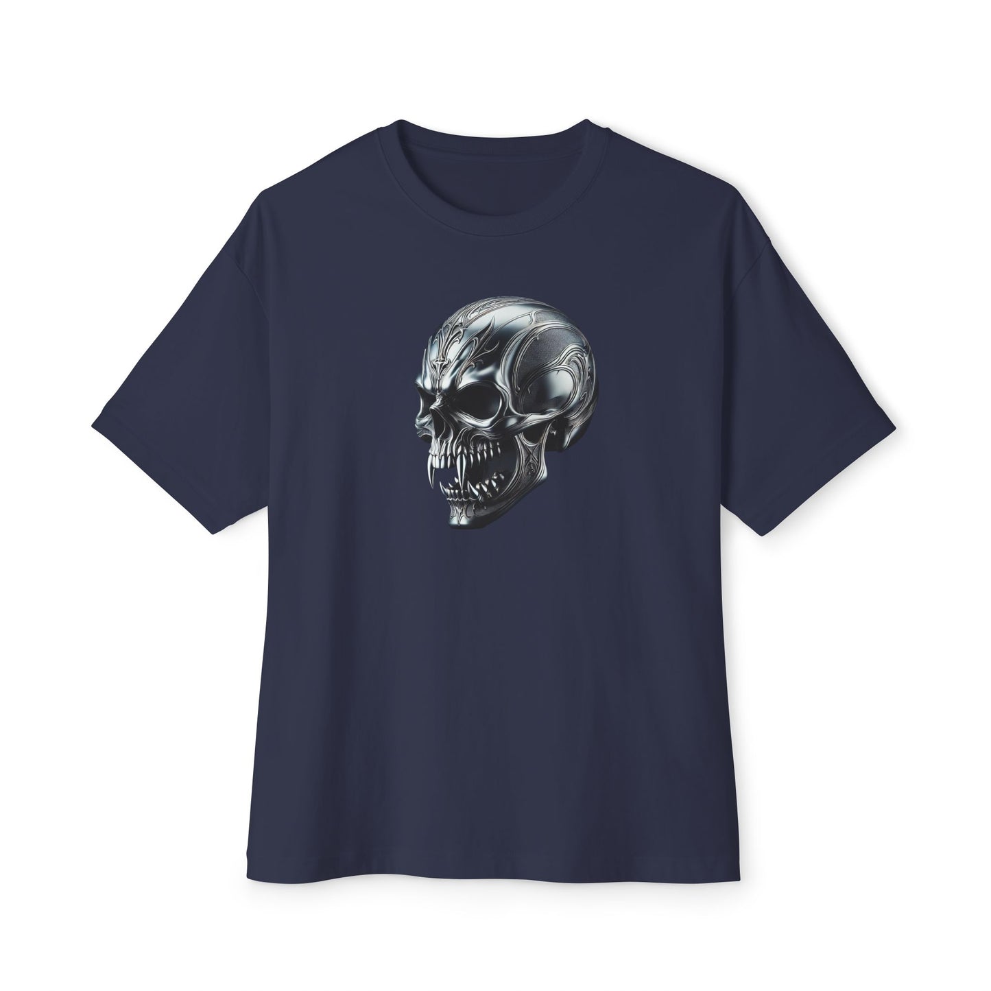 Gothic Metal Vampire Skull Unisex Tee