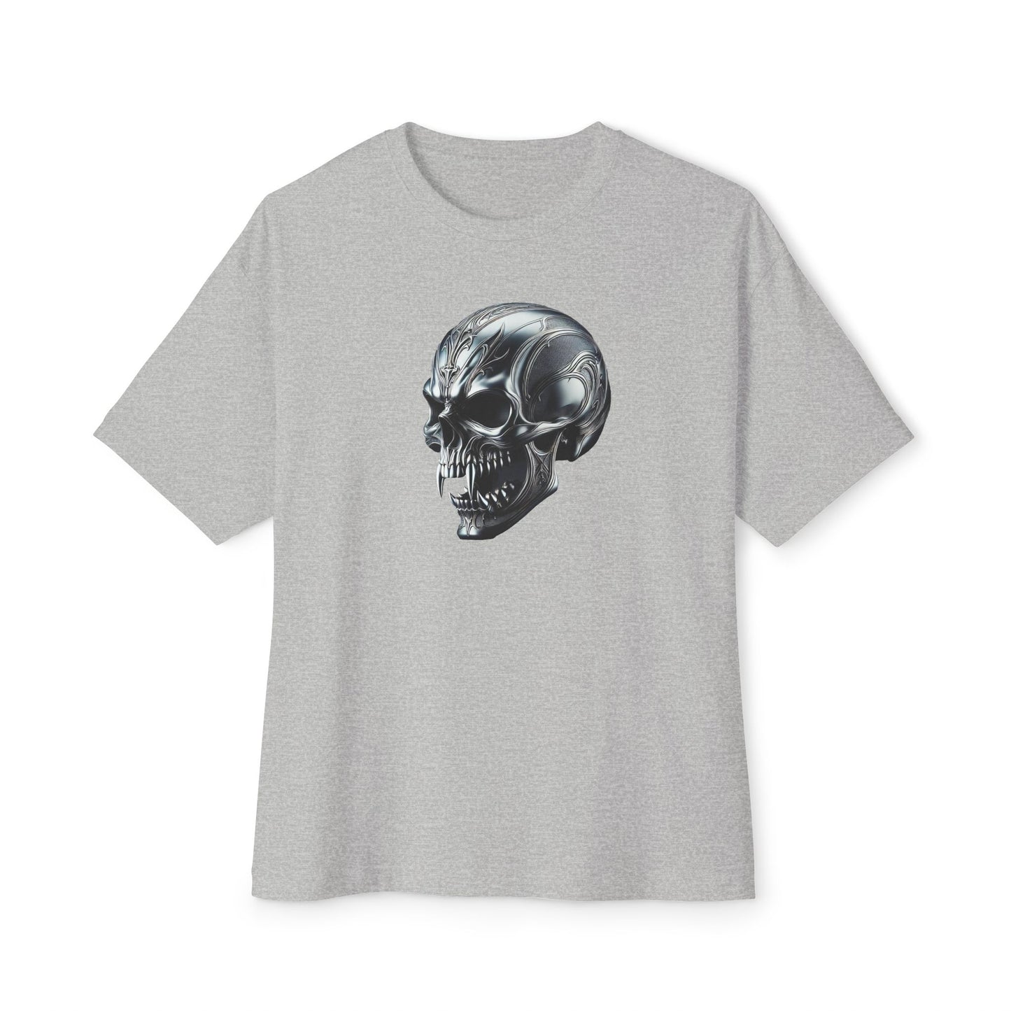 Gothic Metal Vampire Skull Unisex Tee